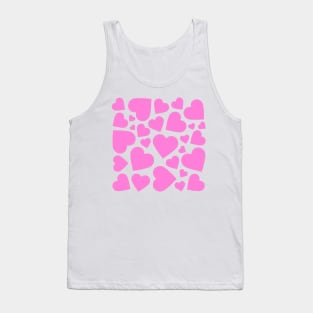 Pink Hearts Tank Top